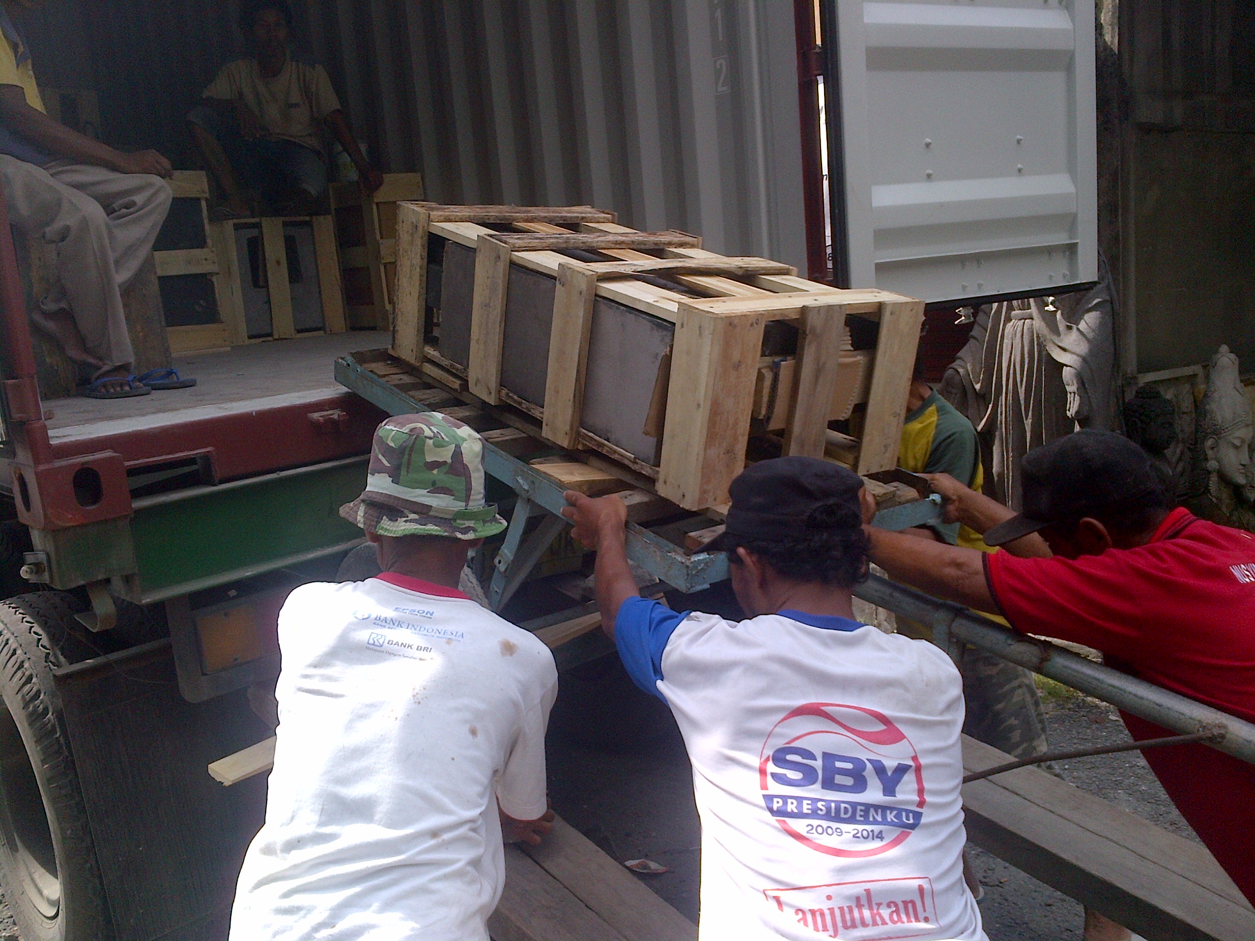 International Furniture Shipment installation
