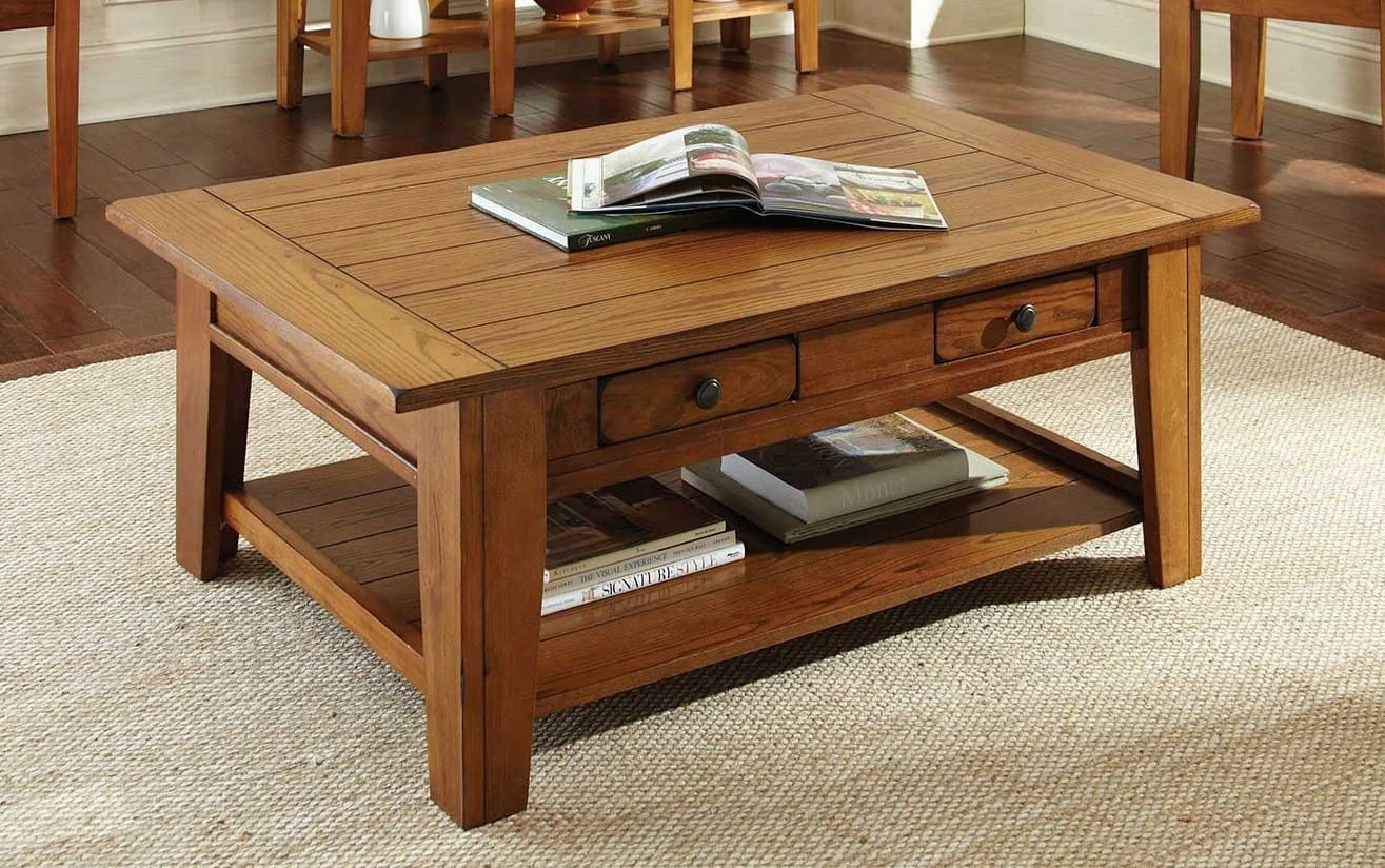 Styled coffee table in the Tanarupa portfolio